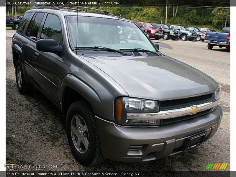 Graystone Metallic / Light Gray 2006 Chevrolet TrailBlazer LS 4x4
