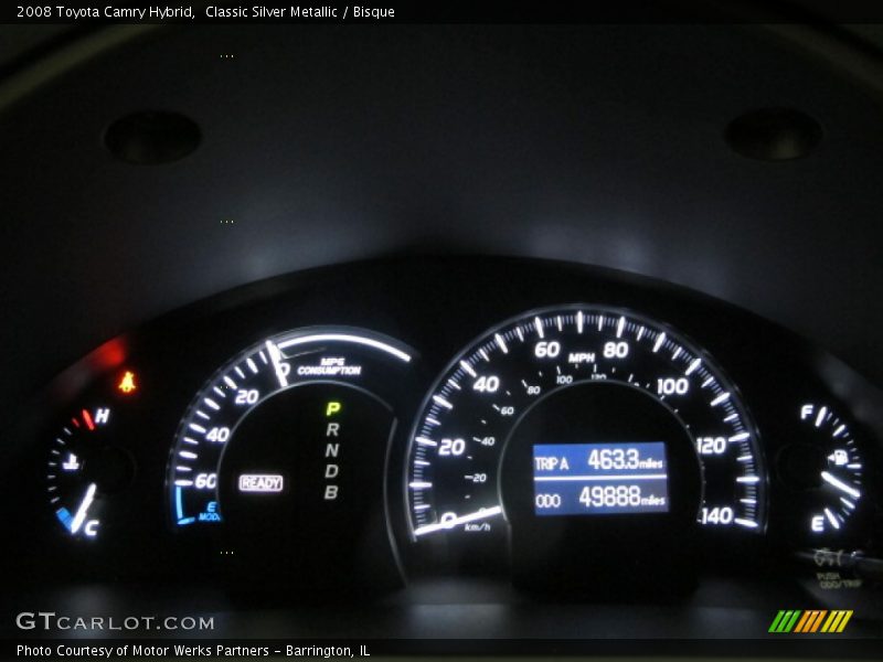 Classic Silver Metallic / Bisque 2008 Toyota Camry Hybrid