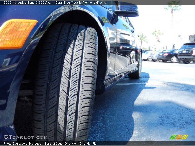 Capri Blue Metallic / Almond/Mocha 2010 Mercedes-Benz C 300 Sport