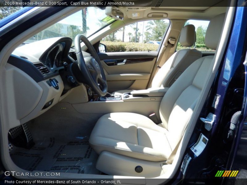 Capri Blue Metallic / Almond/Mocha 2010 Mercedes-Benz C 300 Sport