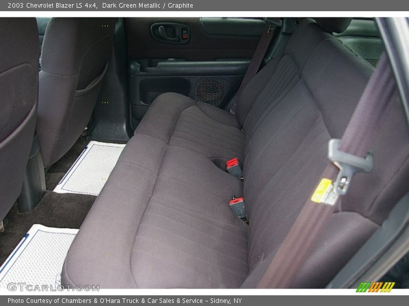 Dark Green Metallic / Graphite 2003 Chevrolet Blazer LS 4x4