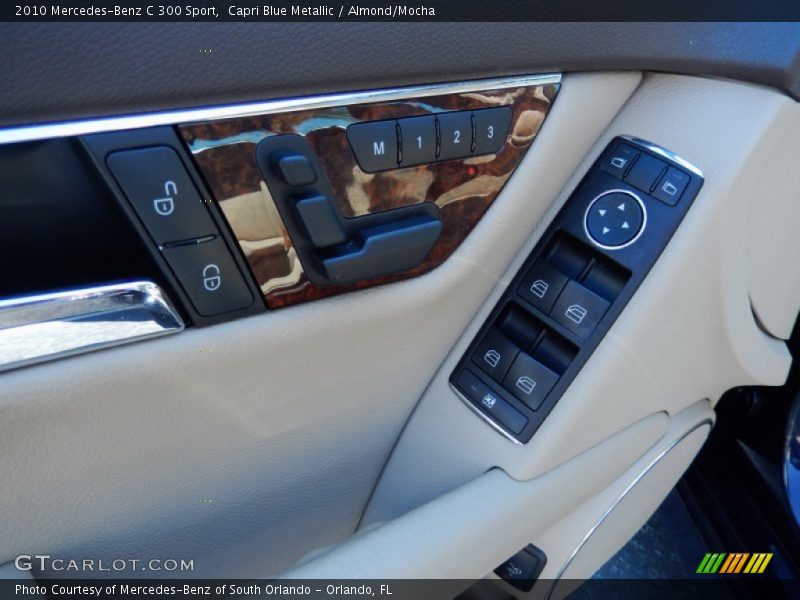 Capri Blue Metallic / Almond/Mocha 2010 Mercedes-Benz C 300 Sport