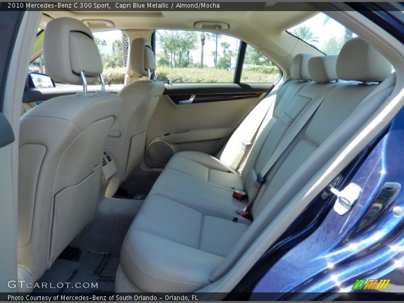 Capri Blue Metallic / Almond/Mocha 2010 Mercedes-Benz C 300 Sport