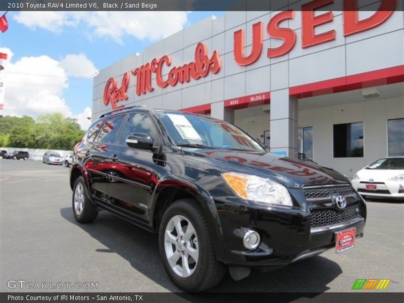 Black / Sand Beige 2010 Toyota RAV4 Limited V6