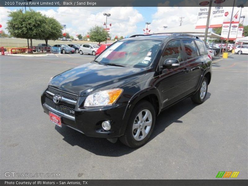 Black / Sand Beige 2010 Toyota RAV4 Limited V6