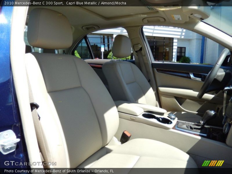 Capri Blue Metallic / Almond/Mocha 2010 Mercedes-Benz C 300 Sport