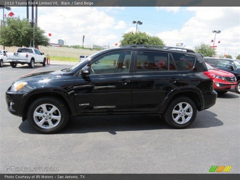 Black / Sand Beige 2010 Toyota RAV4 Limited V6