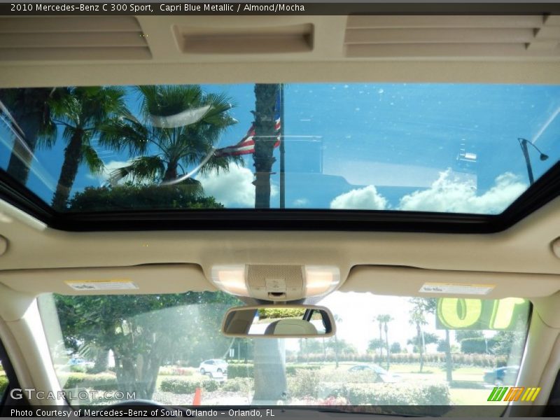 Capri Blue Metallic / Almond/Mocha 2010 Mercedes-Benz C 300 Sport