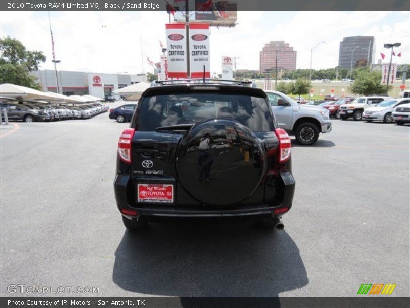 Black / Sand Beige 2010 Toyota RAV4 Limited V6