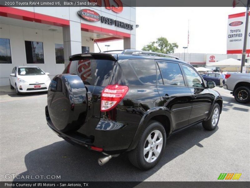 Black / Sand Beige 2010 Toyota RAV4 Limited V6