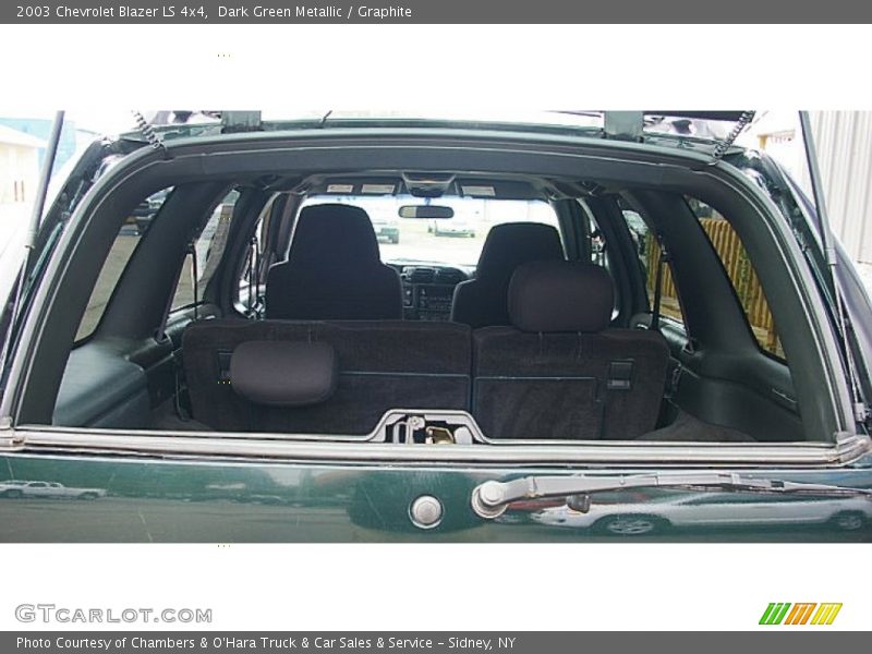 Dark Green Metallic / Graphite 2003 Chevrolet Blazer LS 4x4