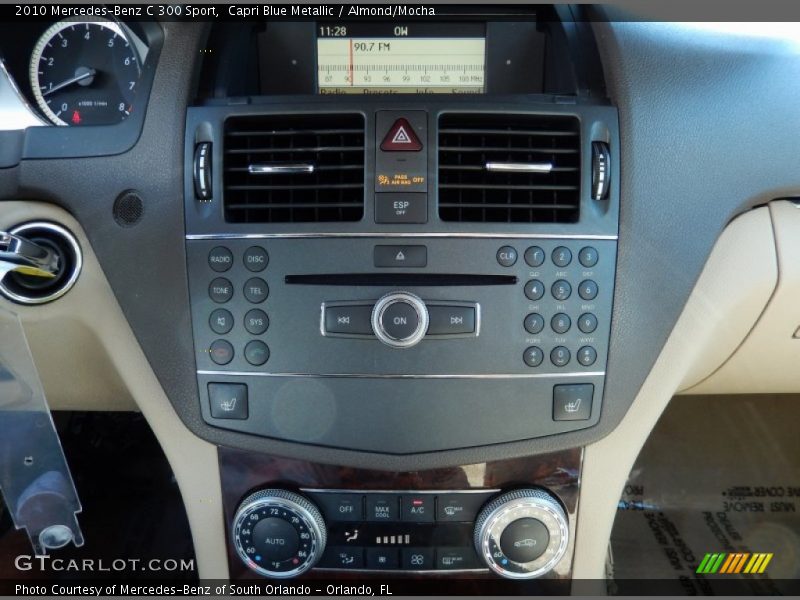 Capri Blue Metallic / Almond/Mocha 2010 Mercedes-Benz C 300 Sport