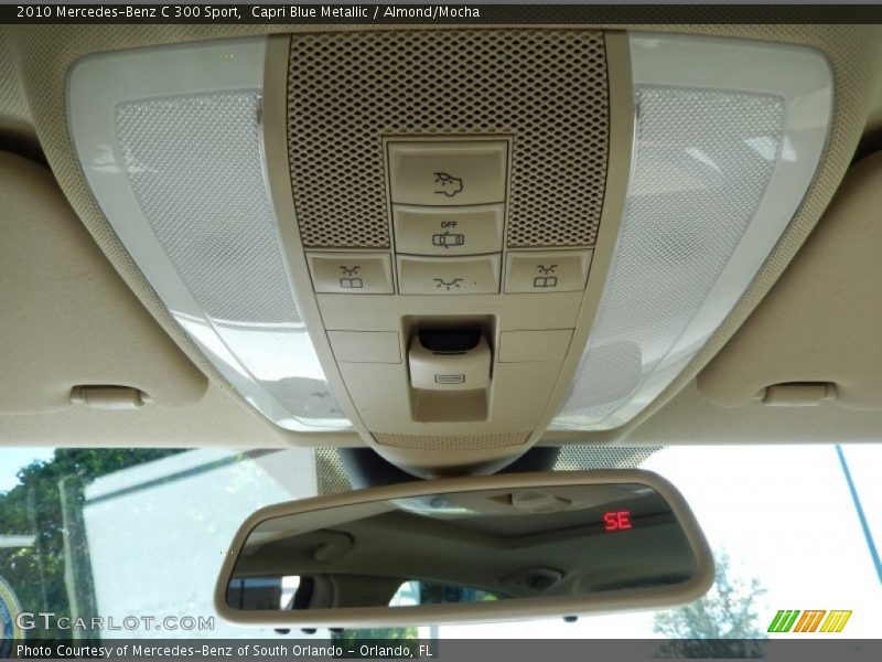 Capri Blue Metallic / Almond/Mocha 2010 Mercedes-Benz C 300 Sport