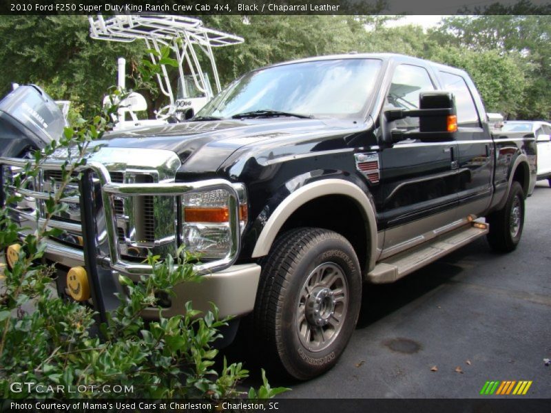 Black / Chaparral Leather 2010 Ford F250 Super Duty King Ranch Crew Cab 4x4