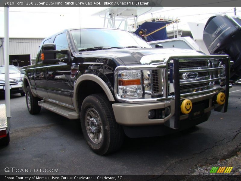 Black / Chaparral Leather 2010 Ford F250 Super Duty King Ranch Crew Cab 4x4
