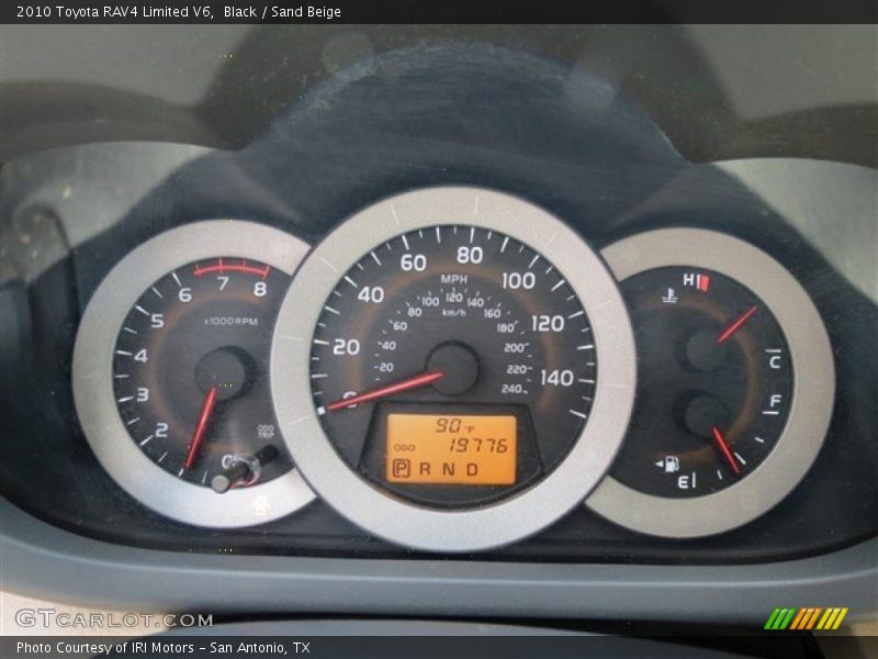 Black / Sand Beige 2010 Toyota RAV4 Limited V6