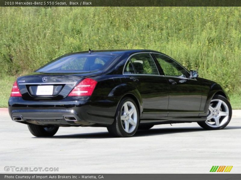 Black / Black 2010 Mercedes-Benz S 550 Sedan