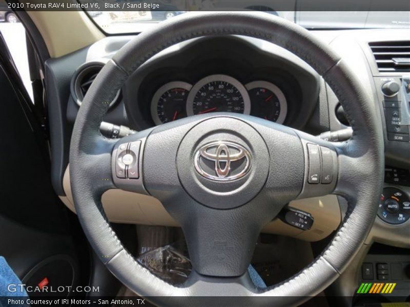 Black / Sand Beige 2010 Toyota RAV4 Limited V6