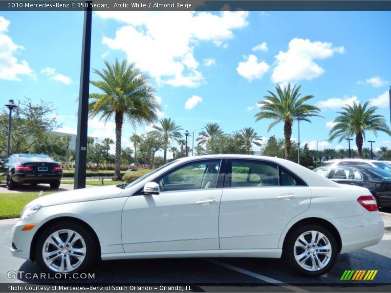 Arctic White / Almond Beige 2010 Mercedes-Benz E 350 Sedan