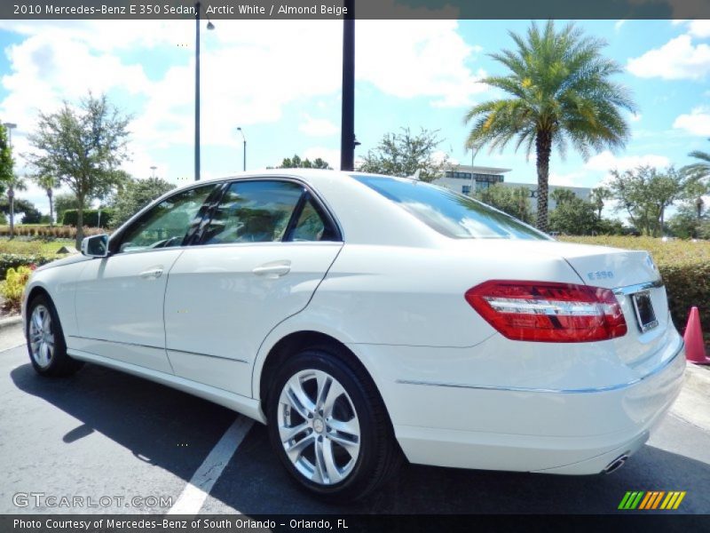 Arctic White / Almond Beige 2010 Mercedes-Benz E 350 Sedan