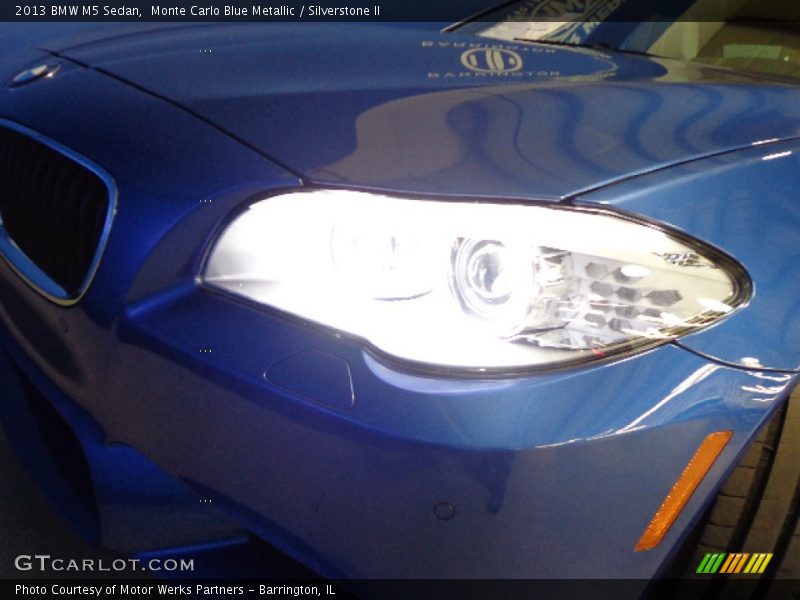 Monte Carlo Blue Metallic / Silverstone II 2013 BMW M5 Sedan