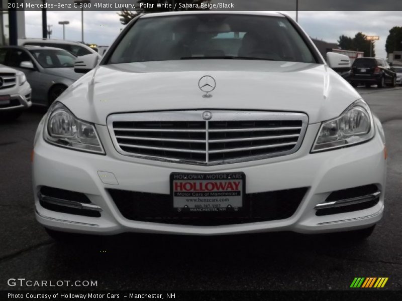 Polar White / Sahara Beige/Black 2014 Mercedes-Benz C 300 4Matic Luxury