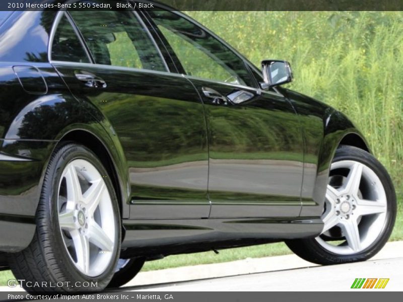 Black / Black 2010 Mercedes-Benz S 550 Sedan