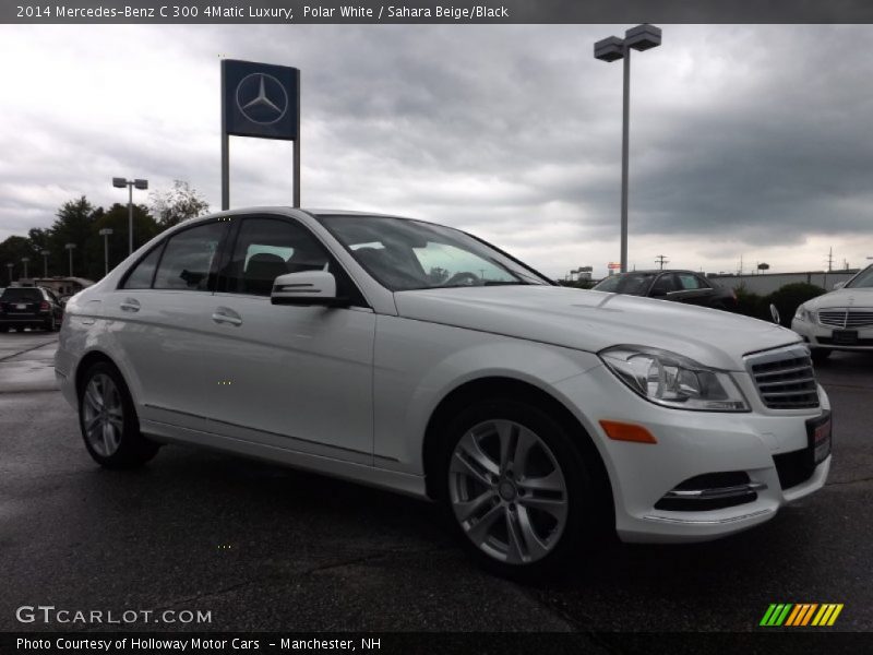 Polar White / Sahara Beige/Black 2014 Mercedes-Benz C 300 4Matic Luxury