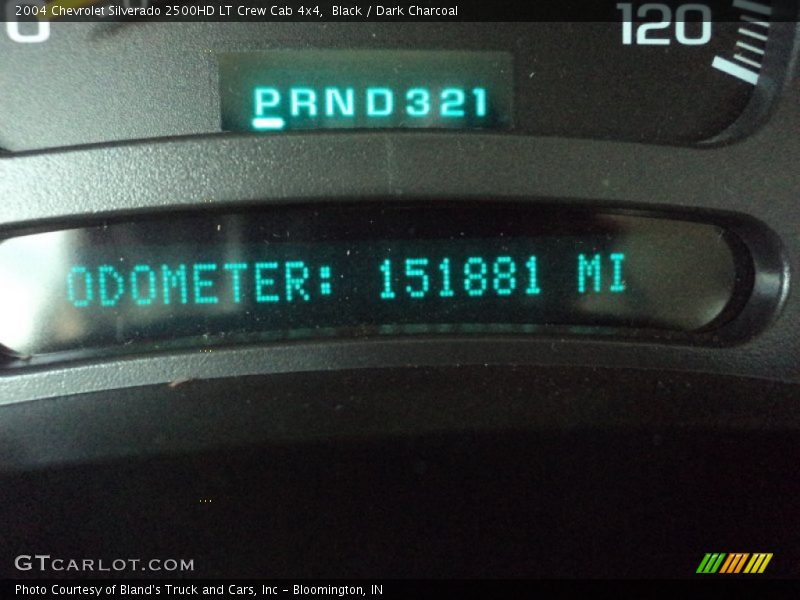 Black / Dark Charcoal 2004 Chevrolet Silverado 2500HD LT Crew Cab 4x4