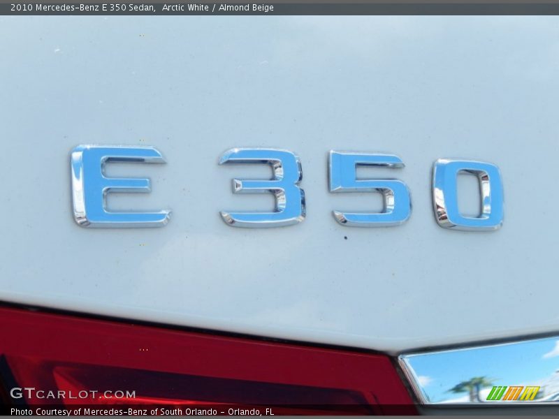 Arctic White / Almond Beige 2010 Mercedes-Benz E 350 Sedan