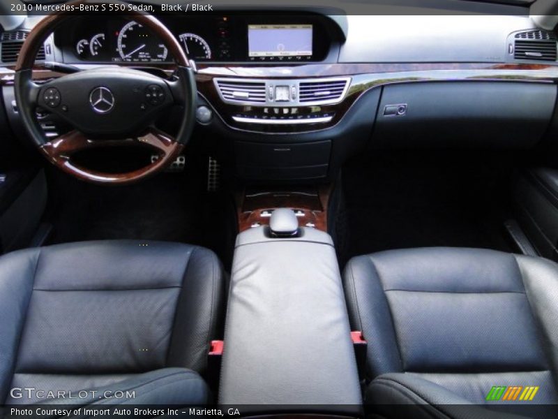 Black / Black 2010 Mercedes-Benz S 550 Sedan