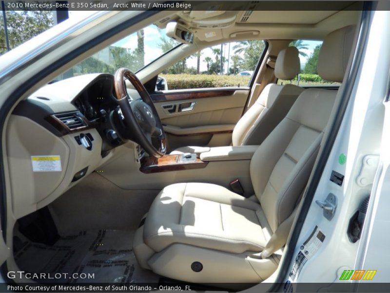 Arctic White / Almond Beige 2010 Mercedes-Benz E 350 Sedan