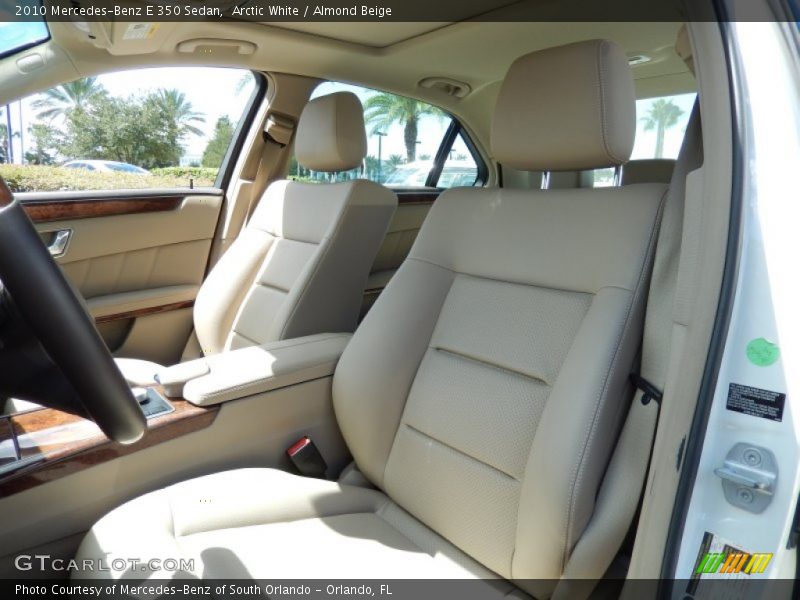 Arctic White / Almond Beige 2010 Mercedes-Benz E 350 Sedan