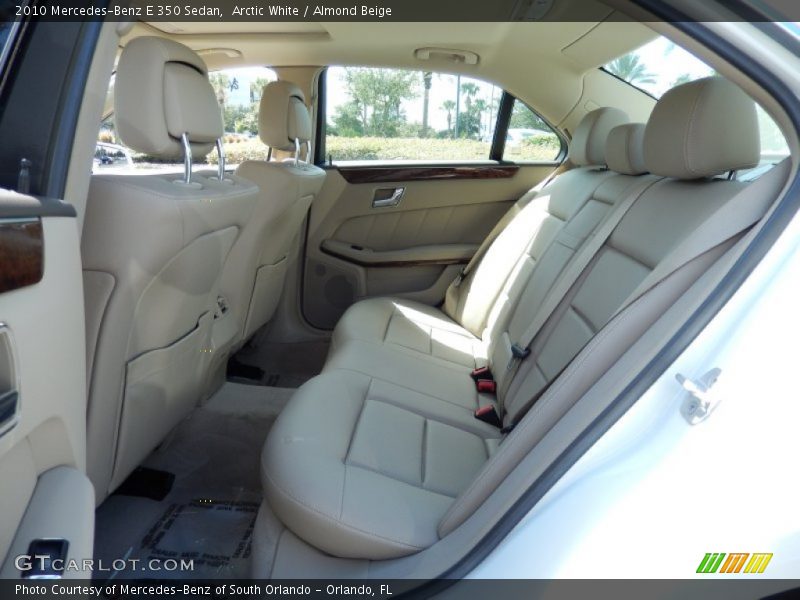 Arctic White / Almond Beige 2010 Mercedes-Benz E 350 Sedan
