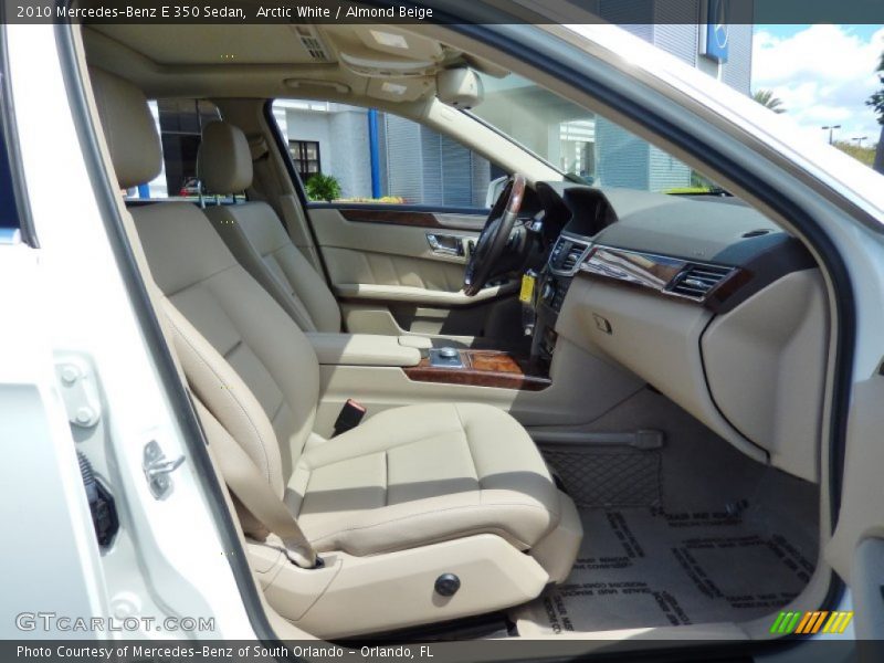 Arctic White / Almond Beige 2010 Mercedes-Benz E 350 Sedan