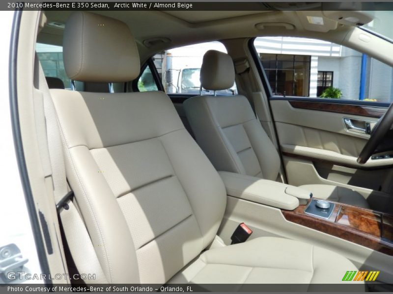 Arctic White / Almond Beige 2010 Mercedes-Benz E 350 Sedan