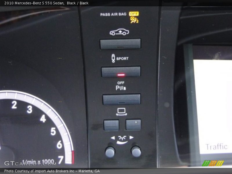 Black / Black 2010 Mercedes-Benz S 550 Sedan