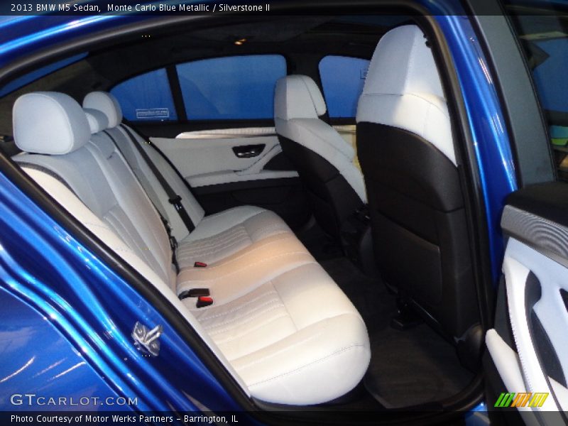 Monte Carlo Blue Metallic / Silverstone II 2013 BMW M5 Sedan