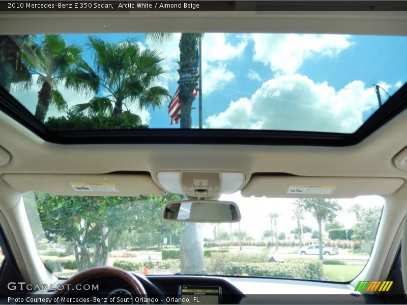 Arctic White / Almond Beige 2010 Mercedes-Benz E 350 Sedan