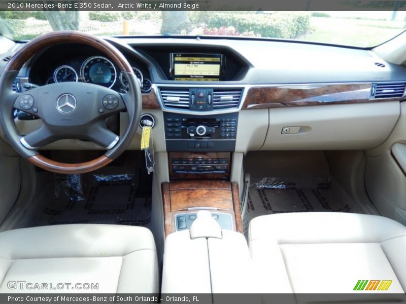Arctic White / Almond Beige 2010 Mercedes-Benz E 350 Sedan