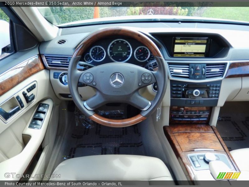 Arctic White / Almond Beige 2010 Mercedes-Benz E 350 Sedan