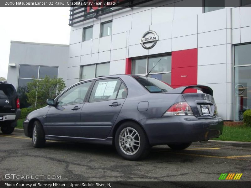 Graphite Gray Pearl / Black 2006 Mitsubishi Lancer OZ Rally