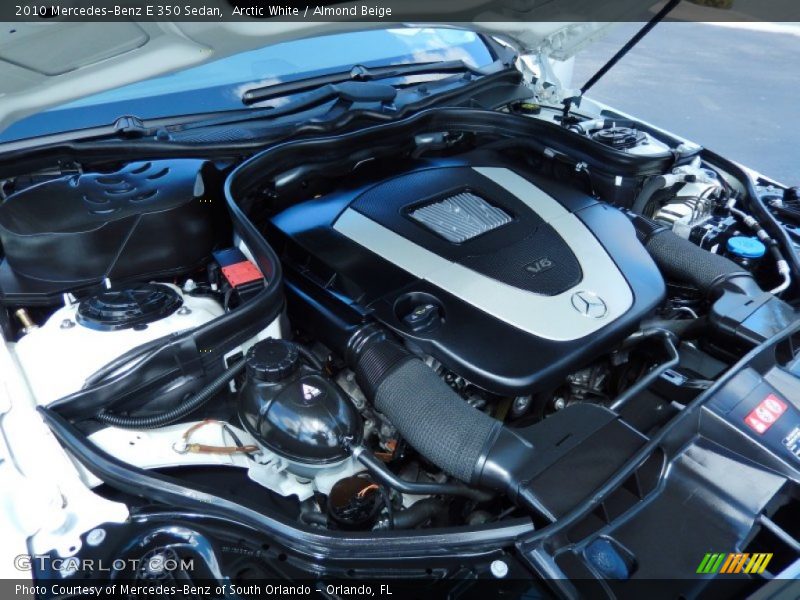 Arctic White / Almond Beige 2010 Mercedes-Benz E 350 Sedan