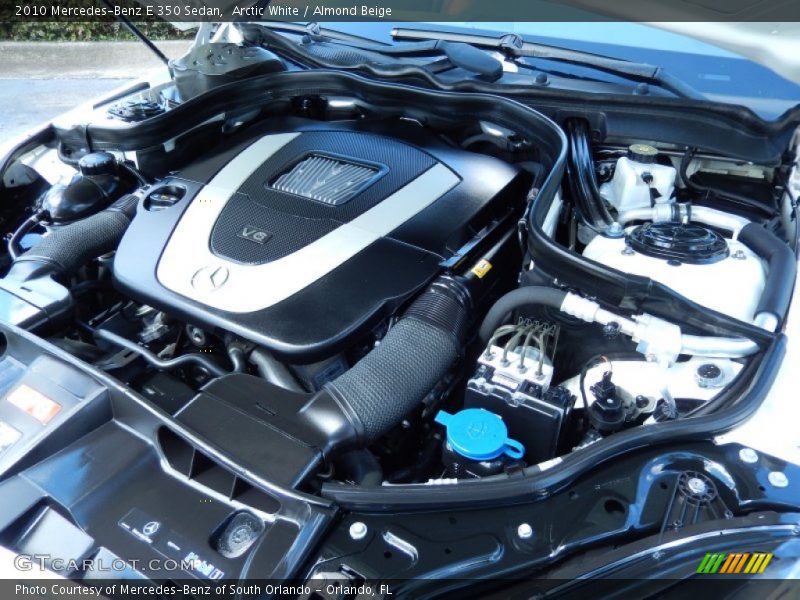 Arctic White / Almond Beige 2010 Mercedes-Benz E 350 Sedan