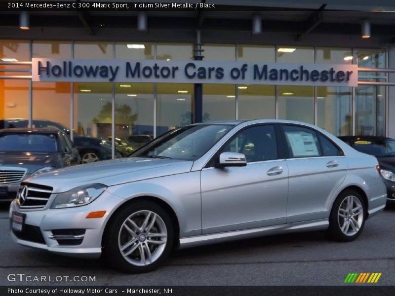 Iridium Silver Metallic / Black 2014 Mercedes-Benz C 300 4Matic Sport