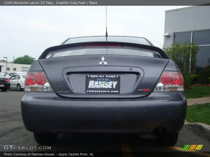 Graphite Gray Pearl / Black 2006 Mitsubishi Lancer OZ Rally
