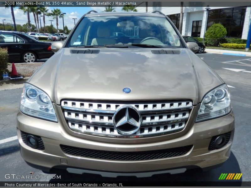 Sand Beige Metallic / Macadamia 2008 Mercedes-Benz ML 350 4Matic