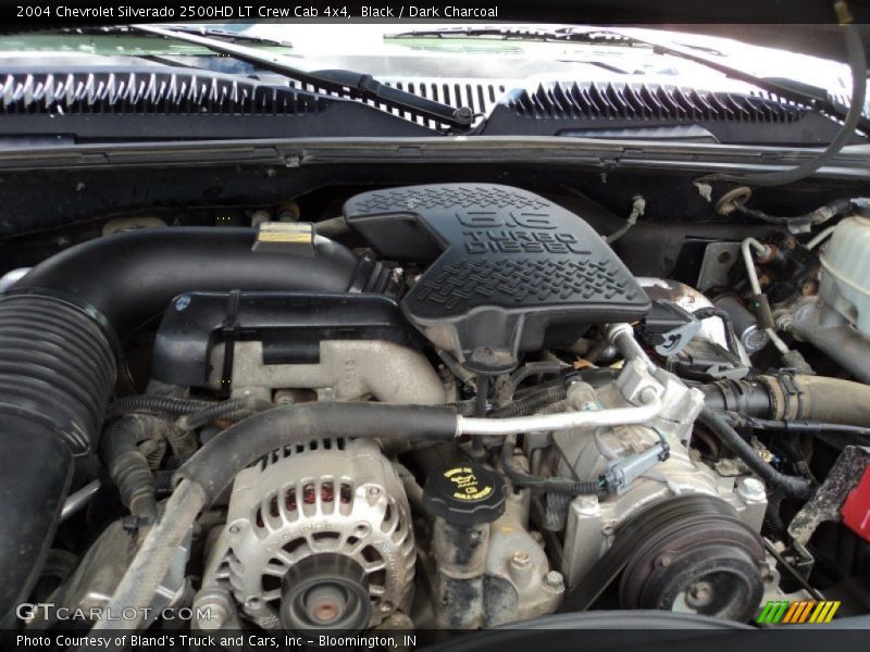 Black / Dark Charcoal 2004 Chevrolet Silverado 2500HD LT Crew Cab 4x4