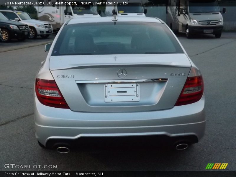 Iridium Silver Metallic / Black 2014 Mercedes-Benz C 300 4Matic Sport