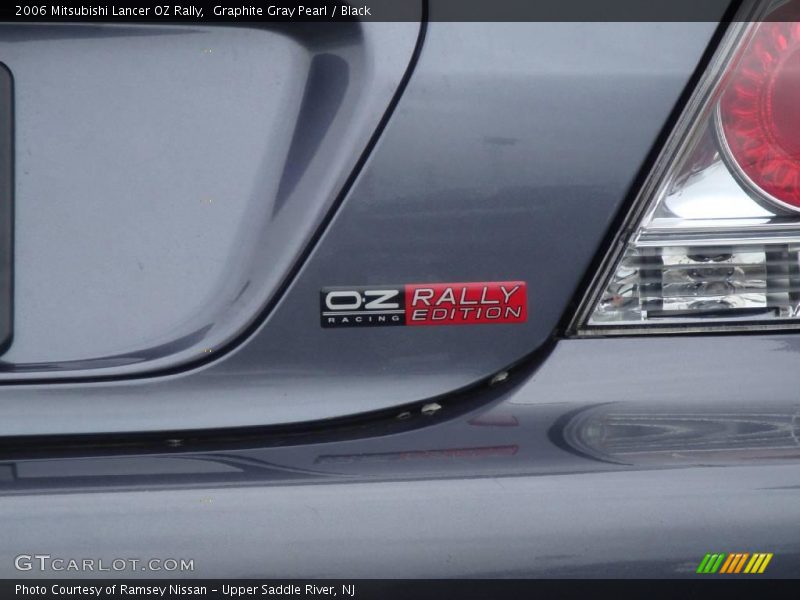 Graphite Gray Pearl / Black 2006 Mitsubishi Lancer OZ Rally